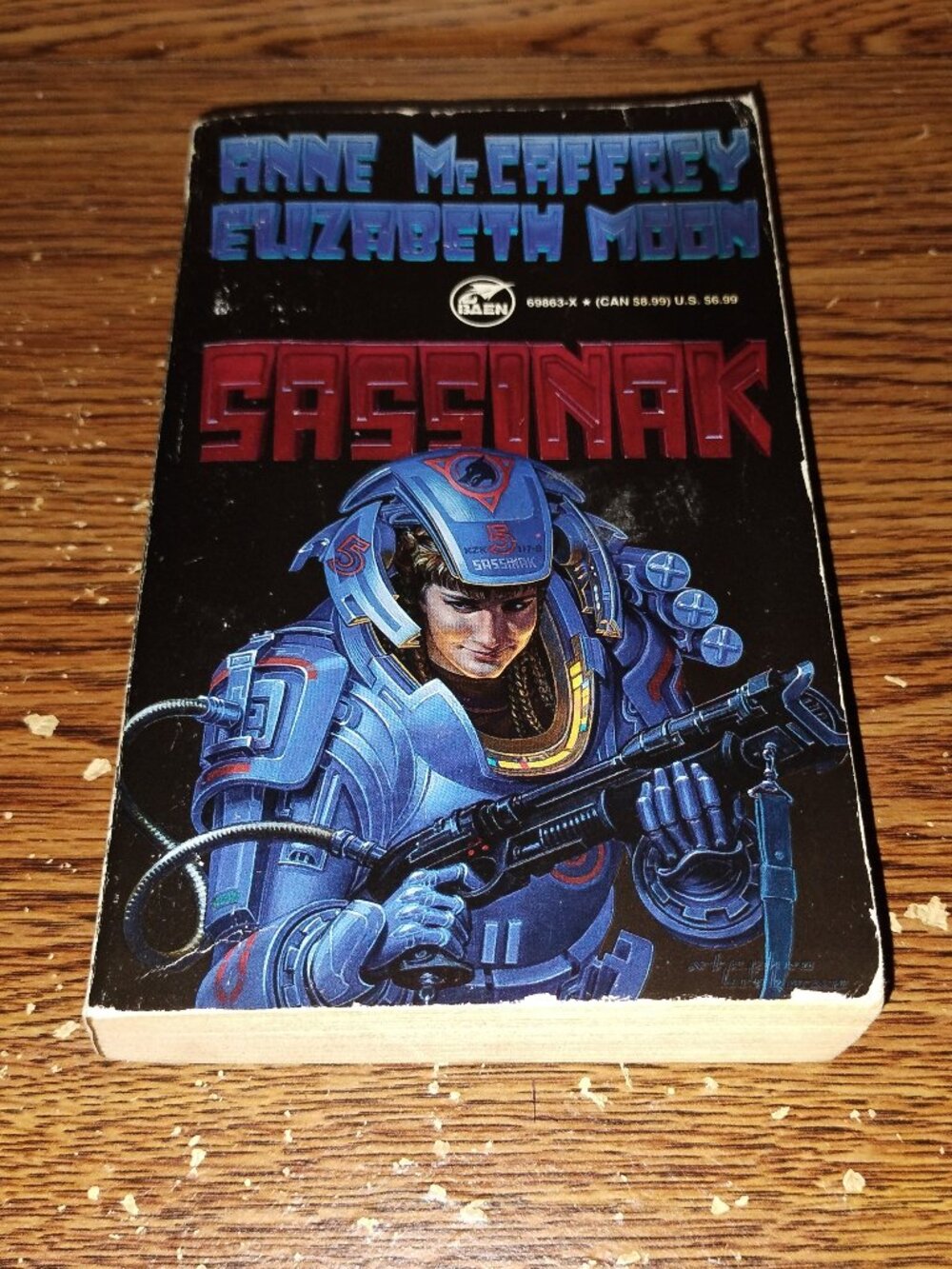Sassinak (Anne McCaffrey, Baen Books, 1990) Paperback